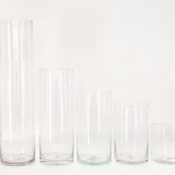 6x24, 6x16, 6x12, 6x10, 6x6 Cylinder Vases