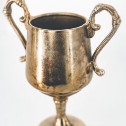 Gold Trophy Vase