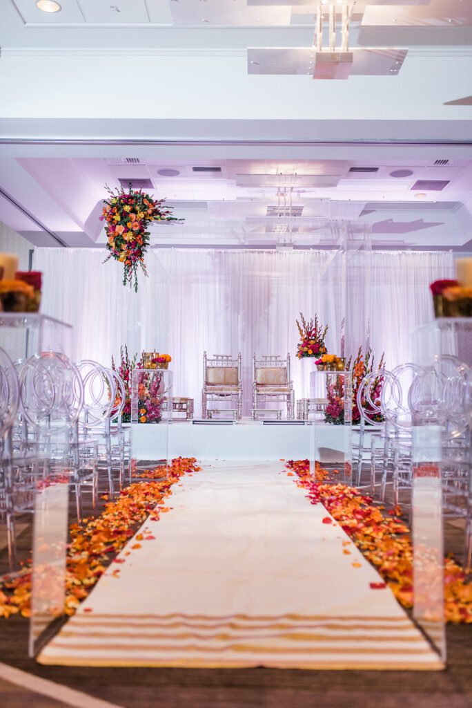 Indian-wedding-ceremony, Indian-mundap, mundap, acrylic-mundap, indian-wedding, indian-wedding-decor, dayton-ohio-indian-weddings